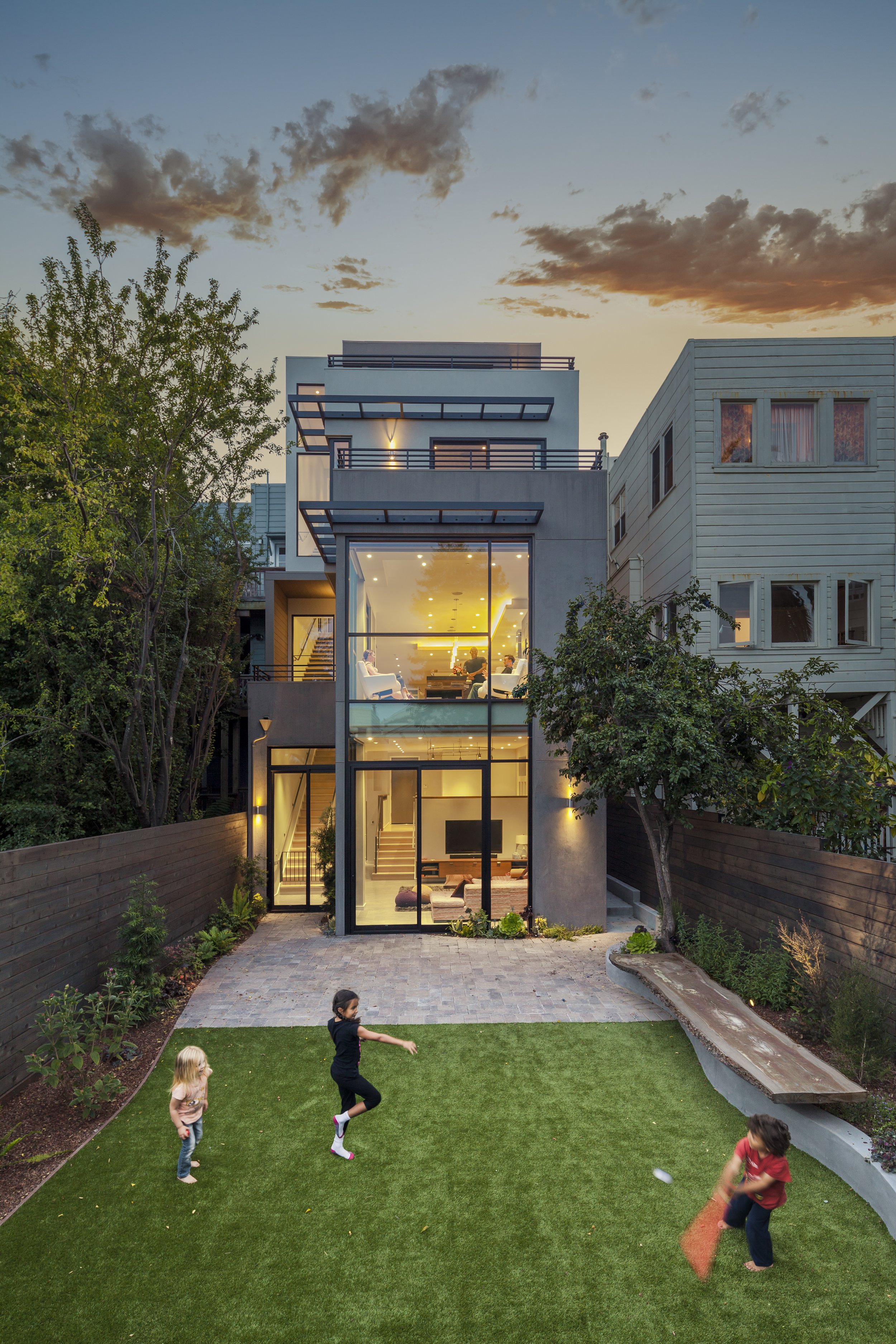 Noe Valley Residence from garden