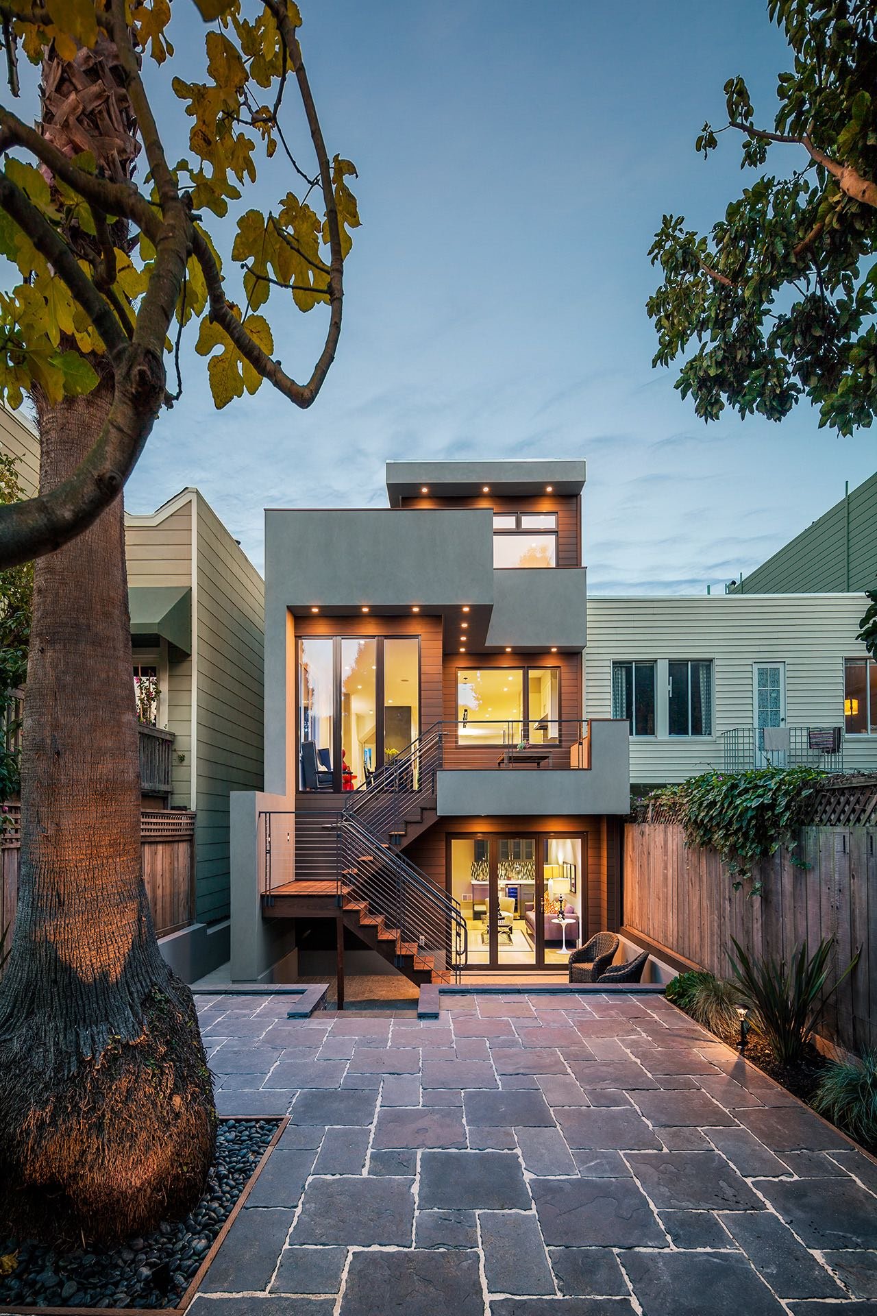 Noe Valley Residence from garden